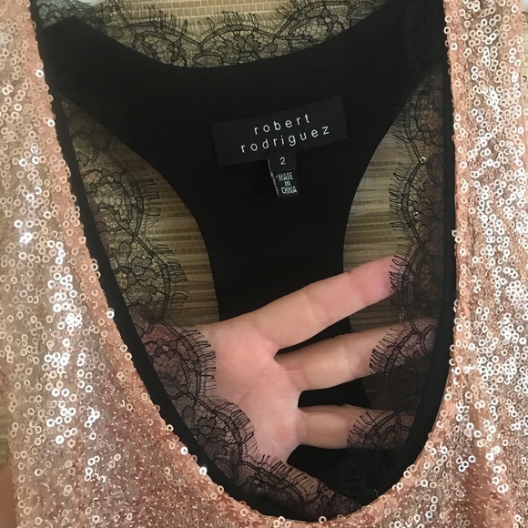 Robert Rodriguez Sequin Silk Mini Tank Dress - Picture 6 of 8